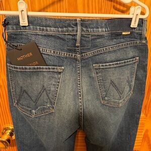 MOTHER Denim Superior Dazzler Ankle Fray in Painfully Obvious Size 30 NWT